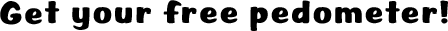 Free Pedometer Form Header