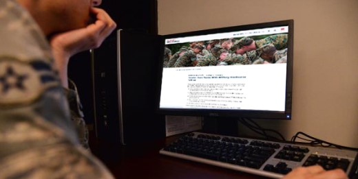 Computer with MilTax screen