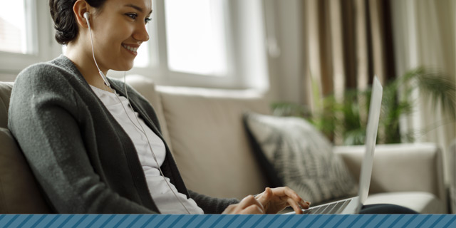 woman on laptop